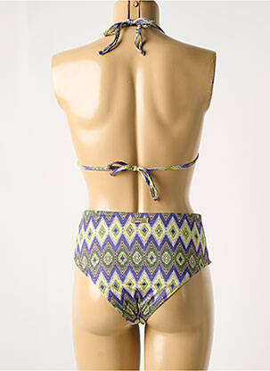 Costum de baie din două piese elasticitate top sutien modelat violet GENIUS femeie