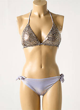 Costum de baie din două piese gri GENIUS femeie