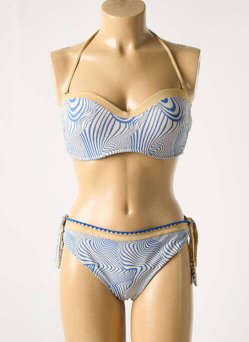 Costum de baie din două piese albastru VACANZE ITALIANE femeie