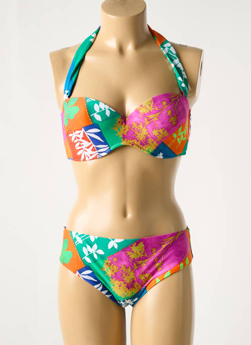 Costum de baie din două piese roz ROIDAL femeie