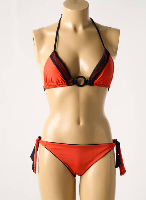 Costum de baie din două piese portocaliu DAVID femeie