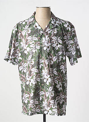 Cămașă cu mâneci scurte verde DARIO BELTRAN bărbat