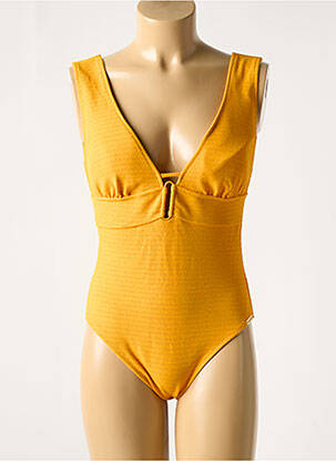 Costum de baie dintr-o singură piesă top sutien modelat top sutien modelat galben WATERCULT femeie