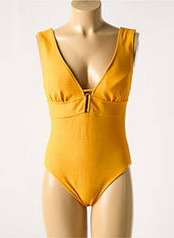 Costum de baie dintr-o singură piesă top sutien modelat top sutien modelat galben WATERCULT femme