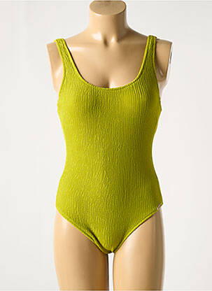 Costum de baie dintr-o singură piesă verde WATERCULT femeie