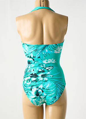 Costum de baie dintr-o singură piesă imprimeu fantezie top sutien modelat verde ROIDAL femeie