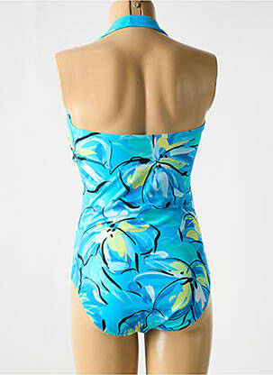 Costum de baie dintr-o singură piesă bretele elastice detașabile top sutien modelat albastru ROIDAL femeie