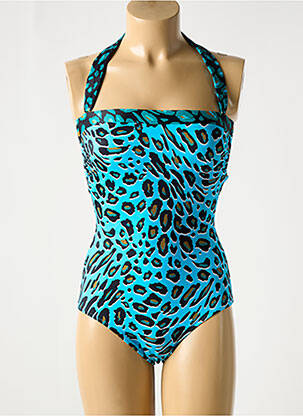 Costum de baie dintr-o singură piesă albastru ROIDAL femeie