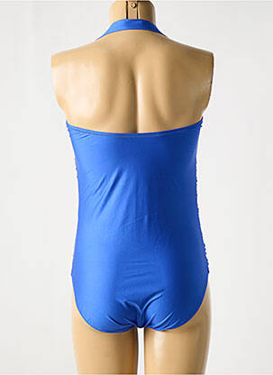 Costum de baie dintr-o singură piesă bretele elastice detașabile top sutien modelat albastru ROIDAL femeie