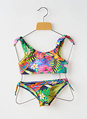Costum de baie din două piese imprimeu fantezie verde BANANA MOON fată