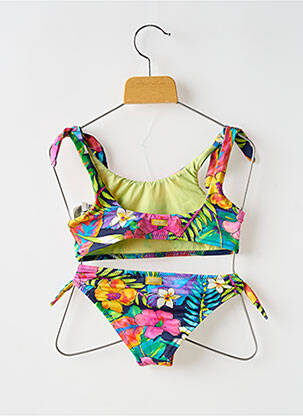Costum de baie din două piese imprimeu fantezie verde BANANA MOON fată
