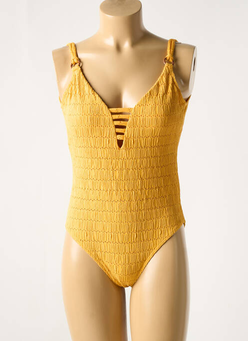 Costum de baie dintr-o singură piesă galben BANANA MOON femeie