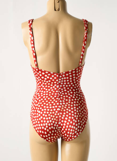 Costum de baie dintr-o singură piesă sutien cupe întregi cu decolteu înalt sutien cupe întregi cu decolteu înalt roșu MARYAN MEHLHORN femme