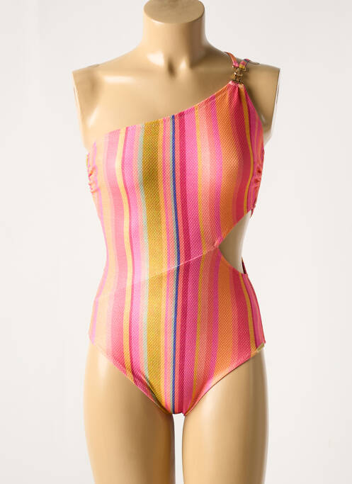 Costum de baie dintr-o singură piesă roz WATERCULT femeie