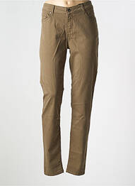 Pantalon slim broderie cu nituri mărime normală verde VOTRE NOM femme