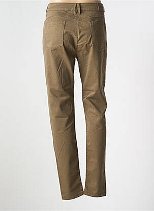 Pantalon slim broderie cu nituri mărime normală verde VOTRE NOM femeie
