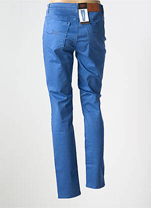 Pantalon slim țesătură poplin mărime normală albastru TRUSSARDI JEANS femeie