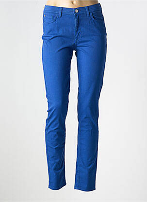 Blugi skinny albastru TRUSSARDI JEANS femeie