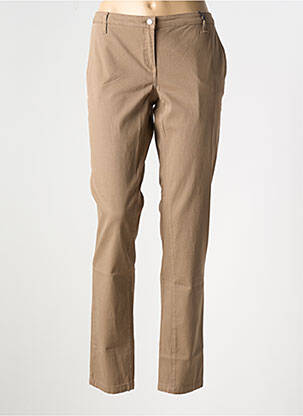 Pantalon slim maro TRUSSARDI JEANS femeie