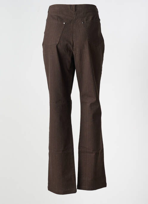 Blugi cu croială dreaptă maro SYM femeie