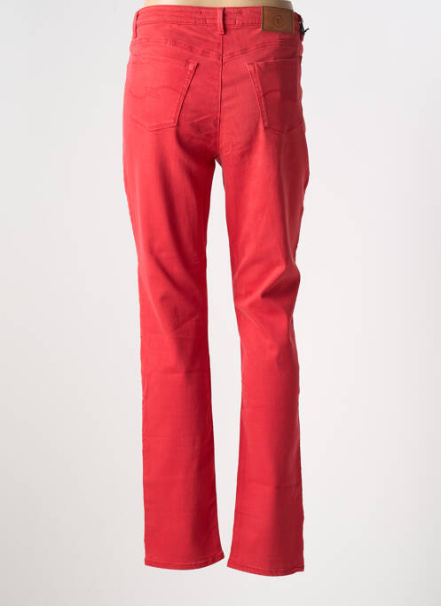 Blugi cu croială dreaptă roșu TRUSSARDI JEANS femeie