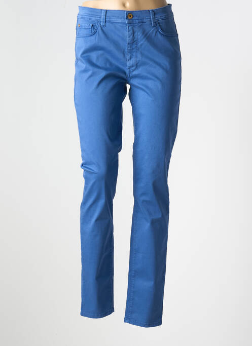Pantalon slim albastru TRUSSARDI JEANS femeie