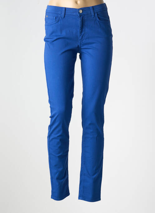 Blugi skinny albastru TRUSSARDI JEANS femeie