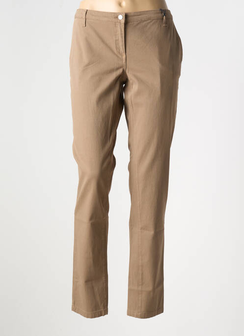 Pantalon slim maro TRUSSARDI JEANS femeie