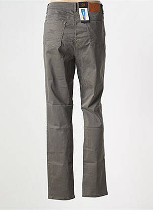 Pantalon slim țesătură poplin mărime normală gri TRUSSARDI JEANS femeie