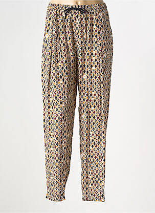 Pantalon slim galben POUSSIERE D'ETOLE femeie