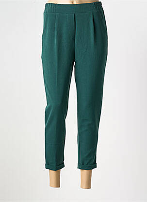 Pantalon 7/8 verde LA FEE MARABOUTEE femeie