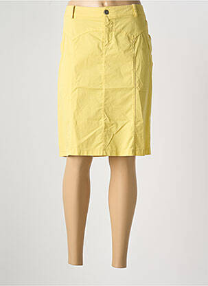 Fustă midi galben POUSSIERE D'ETOLE femeie