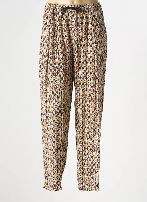 Pantalon slim galben POUSSIERE D'ETOLE femeie