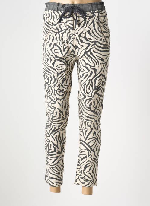 Pantalon 7/8 gri SOULMATE femeie