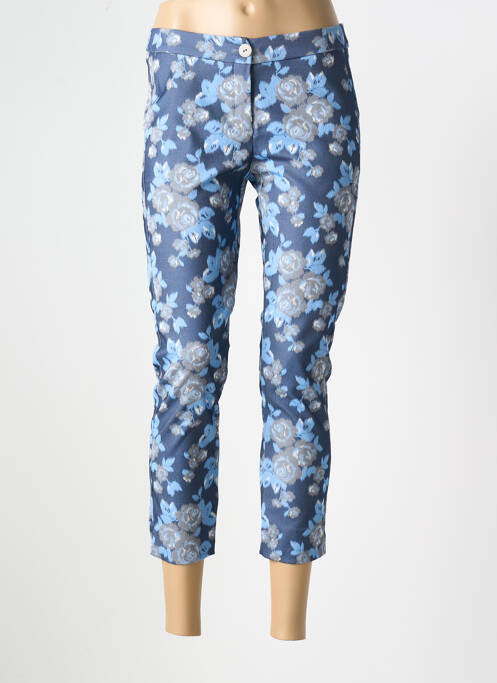 Pantalon trei sferturi albastru ELEONORA AMADEI femeie