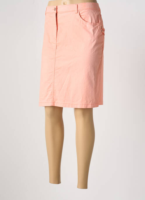 Fustă midi portocaliu FLEUR DE SEL femeie