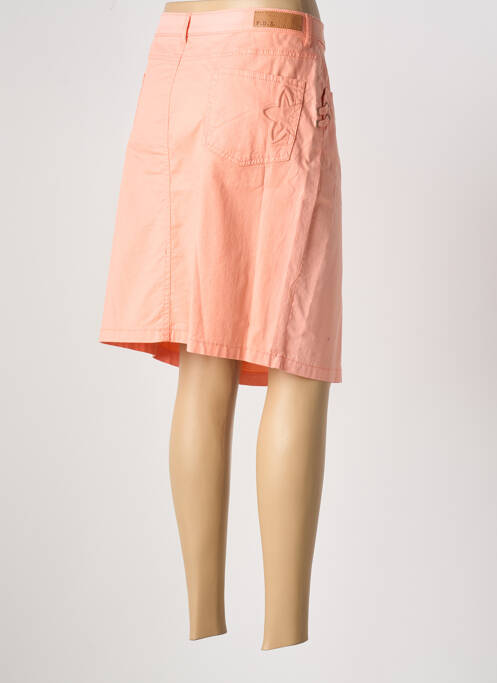 Fustă midi portocaliu FLEUR DE SEL femeie