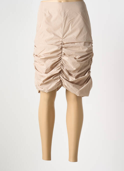 Fustă midi bej MISSAO femeie