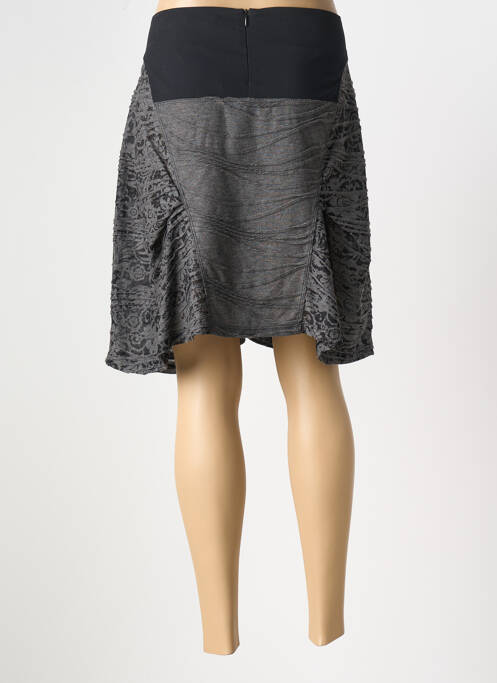 Fustă midi negru E-BRYDE femeie