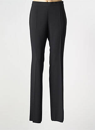 Pantalon evazat talie cu cleme talie înaltă negru DIANA GALLESI femeie