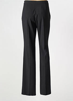 Pantalon evazat talie cu cleme talie înaltă negru DIANA GALLESI femeie