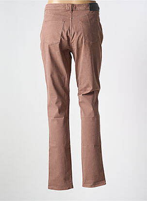 Pantalon slim țesătură poplin mărime normală roz MES SOEURS ET MOI femeie