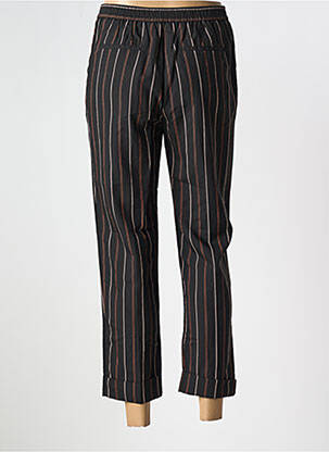 Pantalon 7/8 talie înaltă talie înaltă negru MKT STUDIO femeie