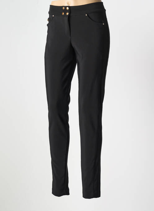 Pantalon slim elasticitate mărime normală negru SALLY NEW YORK femme