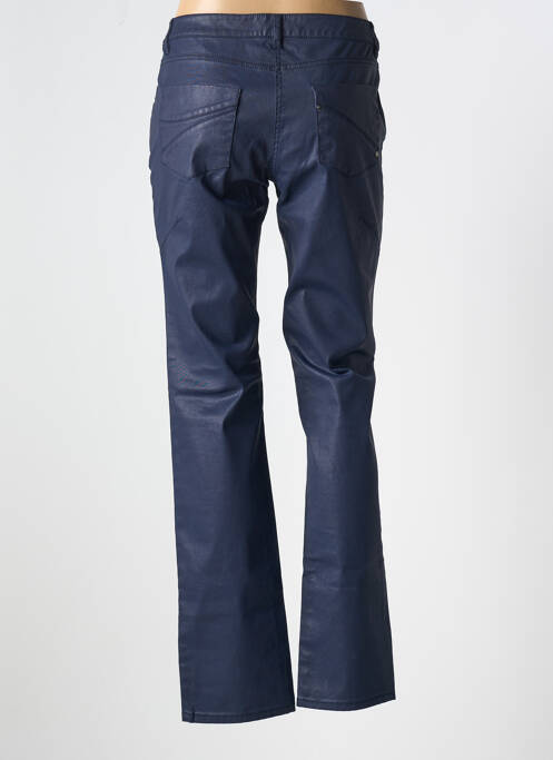 Pantalon slim albastru FLEUR DE SEL femeie