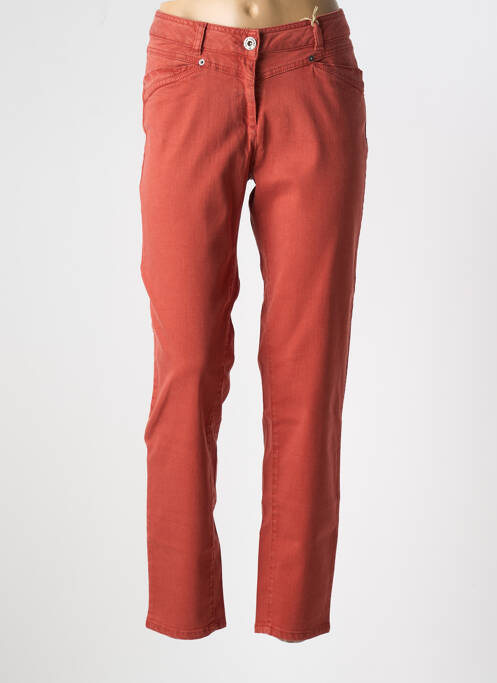 Blugi cu croială slim portocaliu MAT DE MISAINE femeie