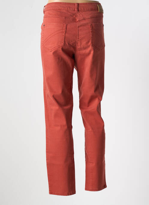 Blugi cu croială slim portocaliu MAT DE MISAINE femeie