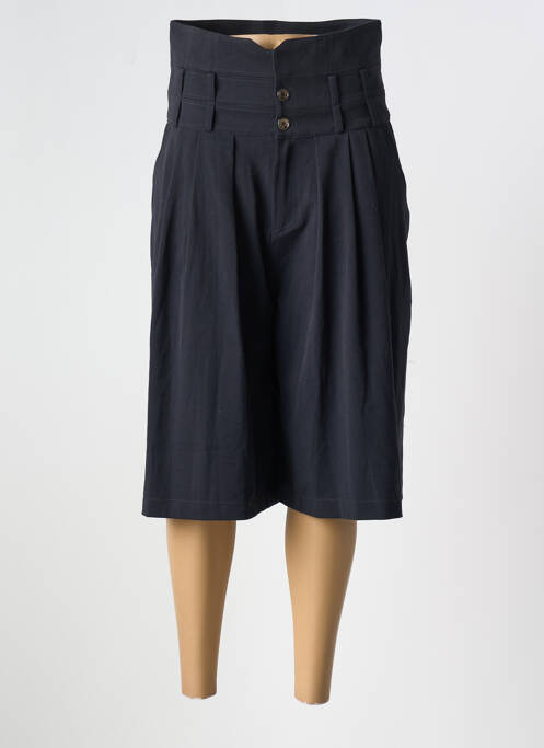 Pantalon trei sferturi negru R867 femeie