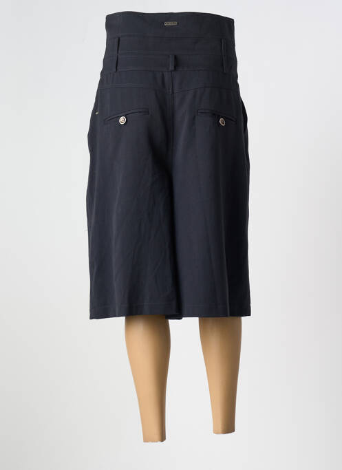 Pantalon trei sferturi negru R867 femeie