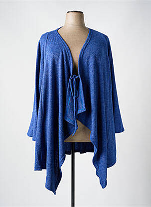 Vestă cu mâneci lungi albastru 2W PARIS femeie